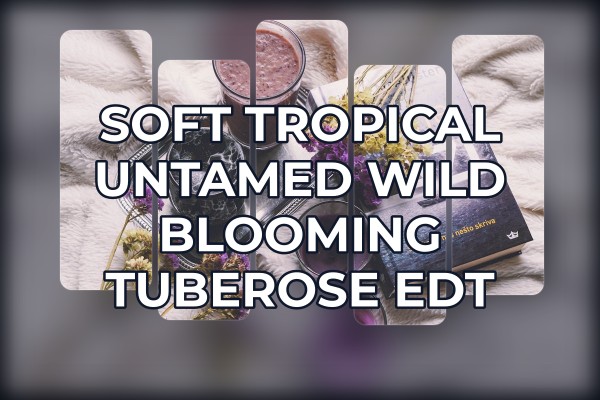 soft tropical untamed wild blooming tuberose edt